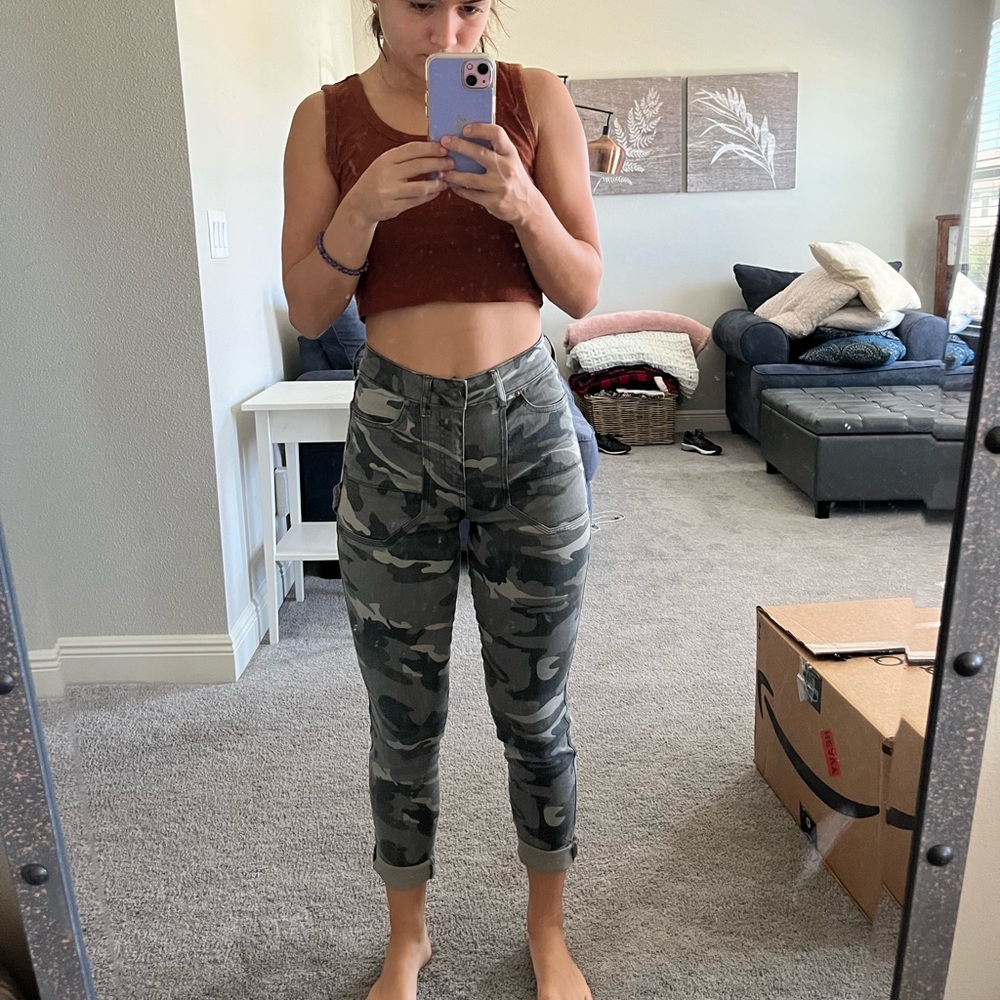 Camo Skinny Jeans